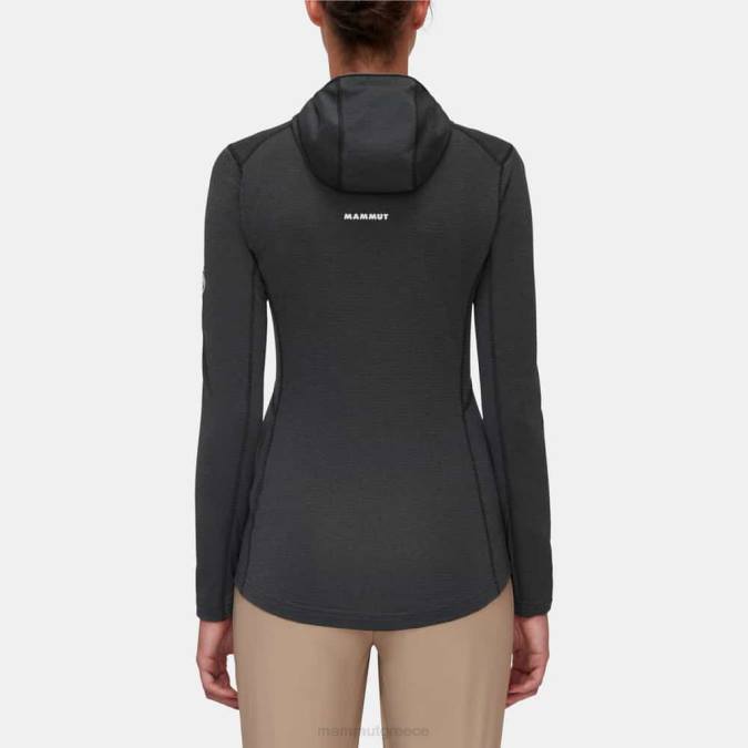 Mammut είδη ένδυσης γυναίκες σακάκι aenergy light ml με κουκούλα μαύρο-φάντασμα J2DJ929