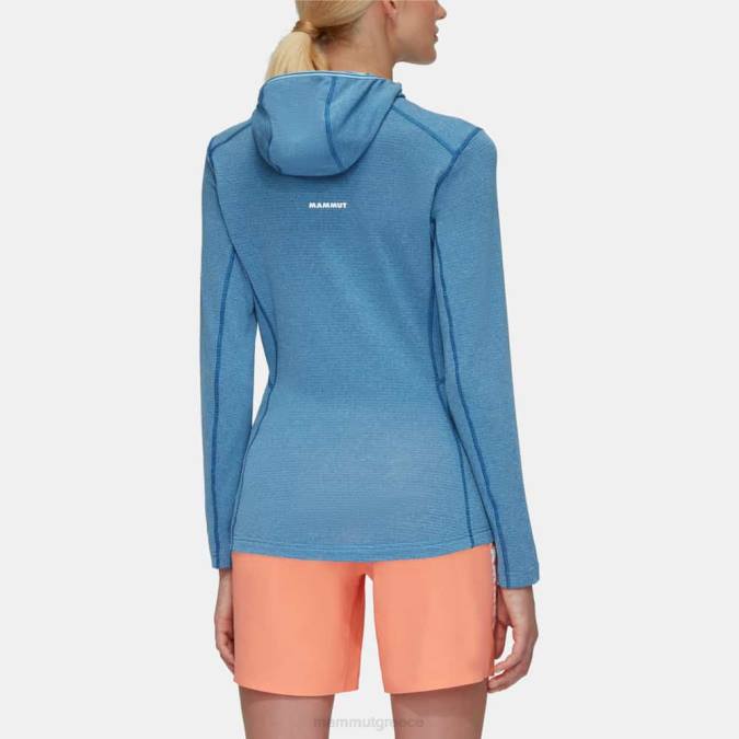 Mammut είδη ένδυσης γυναίκες σακάκι aenergy light ml με κουκούλα δροσερό μπλε-βαθύ πάγο J2DJ932