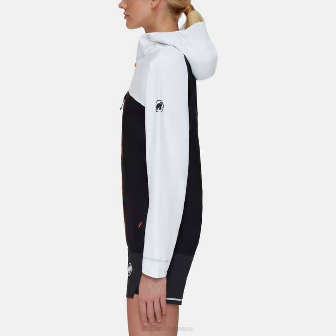 Mammut είδη ένδυσης γυναίκες σακάκι aenergy tr hs με κουκούλα μαύρο άσπρο J2DJ30