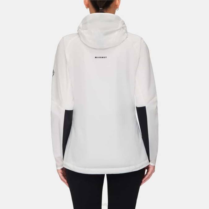 Mammut είδη ένδυσης γυναίκες aenergy wb μπουφάν με κουκούλα άσπρο μαύρο J2DJ5