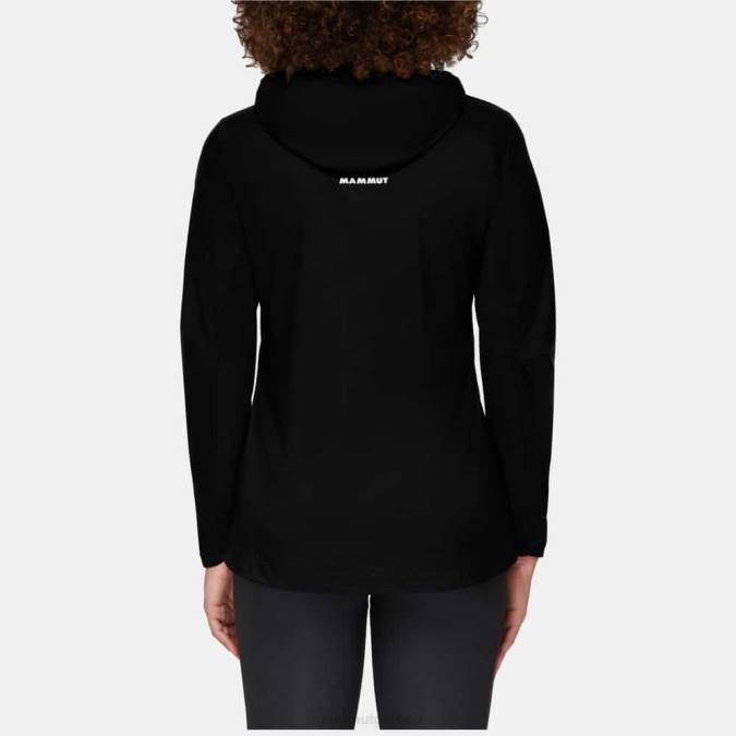Mammut είδη ένδυσης γυναίκες aenergy wb μπουφάν με κουκούλα μαύρος J2DJ640