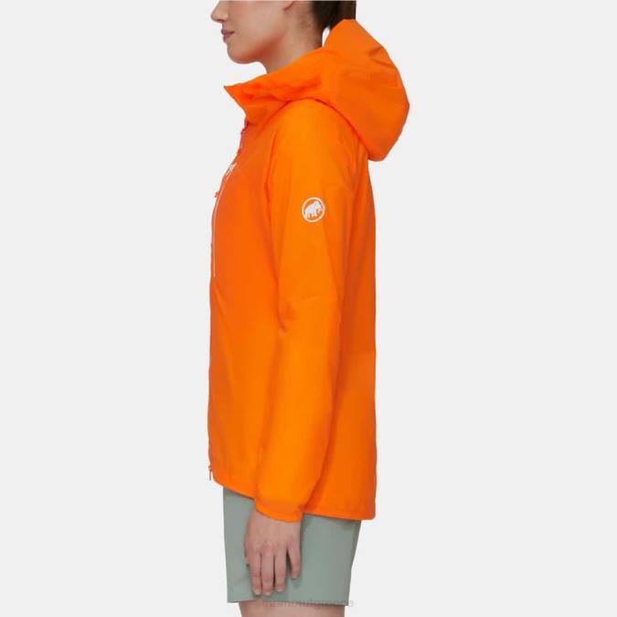 Mammut είδη ένδυσης γυναίκες aenergy wb μπουφάν με κουκούλα σκούρο μανταρίνι J2DJ641