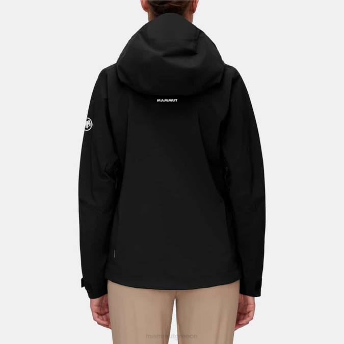 Mammut είδη ένδυσης γυναίκες σακάκι alto guide hs με κουκούλα μαύρος J2DJ11