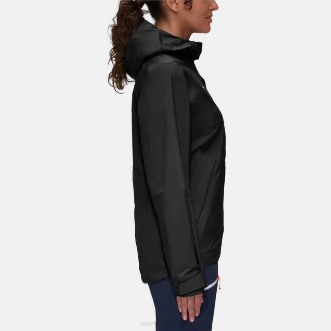 Mammut είδη ένδυσης γυναίκες σακάκι με κουκούλα alto hs μαύρος J2DJ21