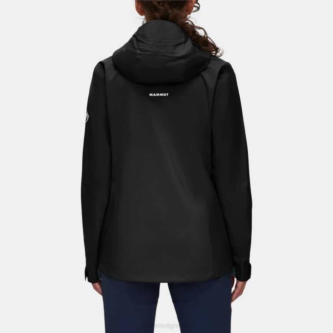 Mammut είδη ένδυσης γυναίκες σακάκι με κουκούλα alto hs μαύρος J2DJ21