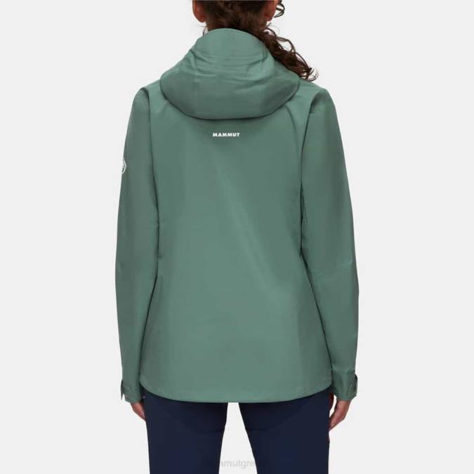 Mammut είδη ένδυσης γυναίκες σακάκι με κουκούλα alto hs σκούρο νεφρίτη J2DJ675