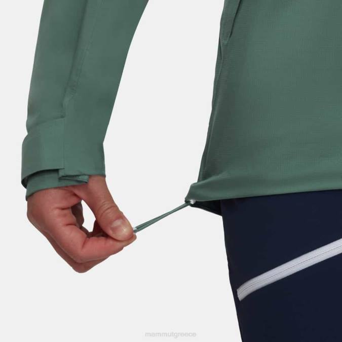 Mammut είδη ένδυσης γυναίκες σακάκι με κουκούλα alto hs σκούρο νεφρίτη J2DJ675