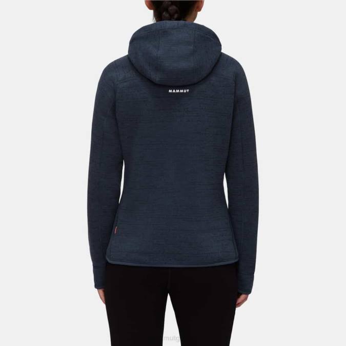 Mammut είδη ένδυσης γυναίκες μπουφάν arctic ml με κουκούλα θαλάσσιο melange J2DJ271