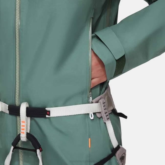 Mammut είδη ένδυσης γυναίκες crater iv hs μπουφάν με κουκούλα σκούρο νεφρίτη J2DJ686