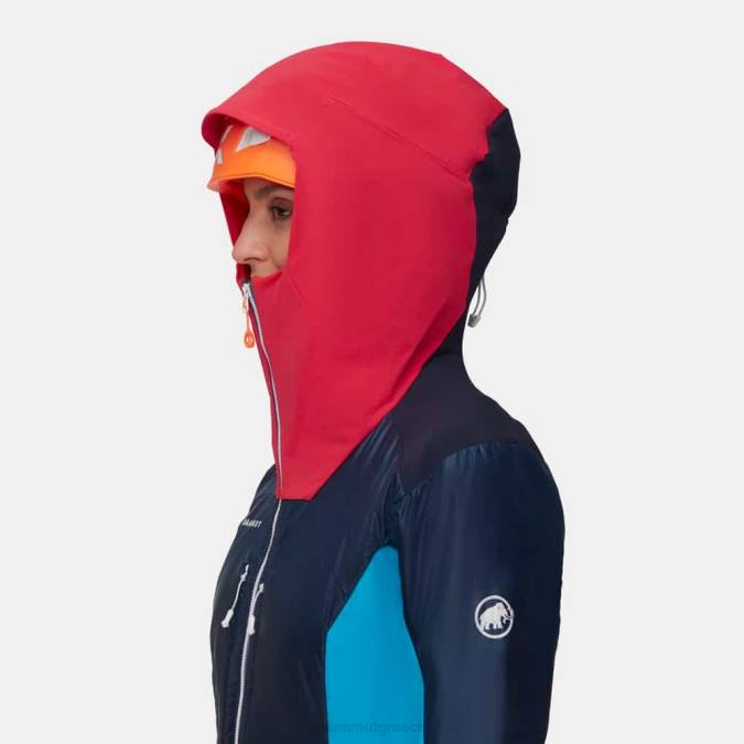 Mammut είδη ένδυσης γυναίκες eisfeld τόσο υβριδικό μπουφάν με κουκούλα νύχτα-αζαλέα J2DJ83