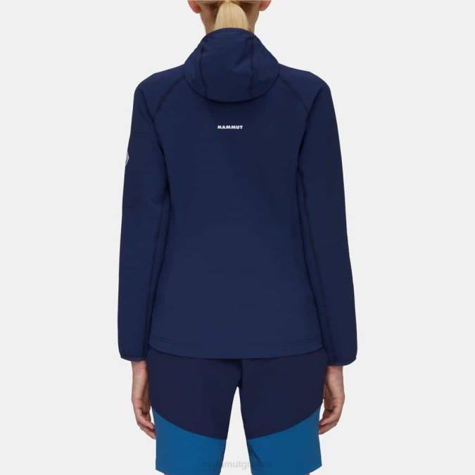 Mammut είδη ένδυσης γυναίκες σακάκι madris light ml με κουκούλα θαλάσσια J2DJ832