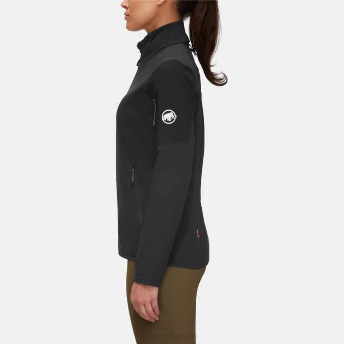 Mammut είδη ένδυσης γυναίκες σακάκι madris ml μαύρο άσπρο J2DJ236