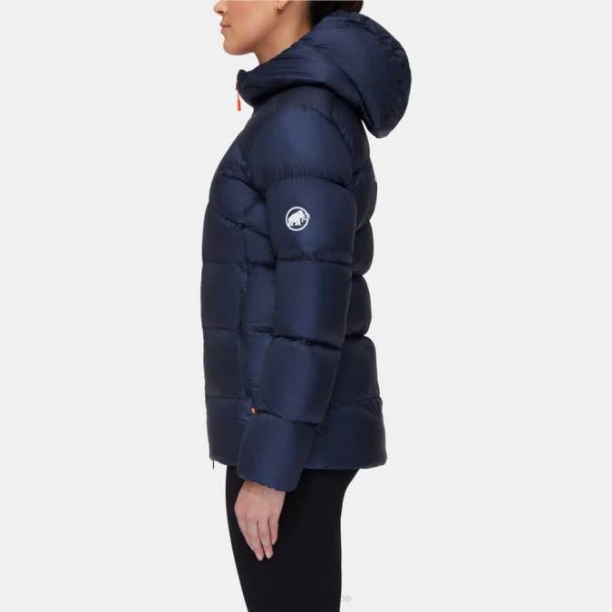 Mammut είδη ένδυσης γυναίκες meron με σακάκι με κουκούλα θαλάσσιο-μαύρο J2DJ51