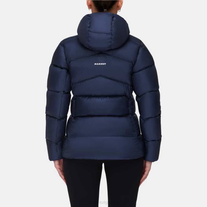 Mammut είδη ένδυσης γυναίκες meron με σακάκι με κουκούλα θαλάσσιο-μαύρο J2DJ51