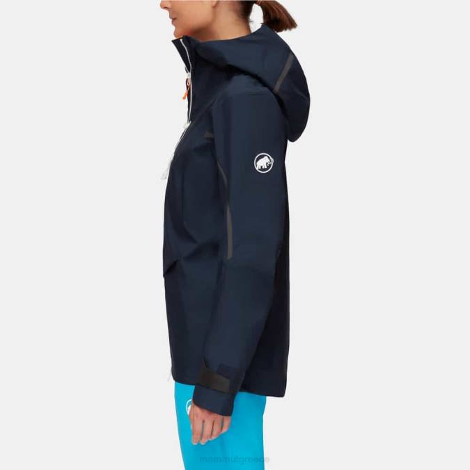 Mammut είδη ένδυσης γυναίκες σακάκι nordwand advanced hs με κουκούλα Νύχτα J2DJ25