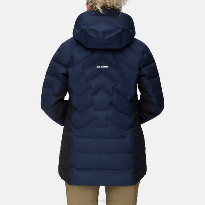 Mammut είδη ένδυσης γυναίκες photics ski hs thermo μπουφάν με κουκούλα black-marine J2DJ677