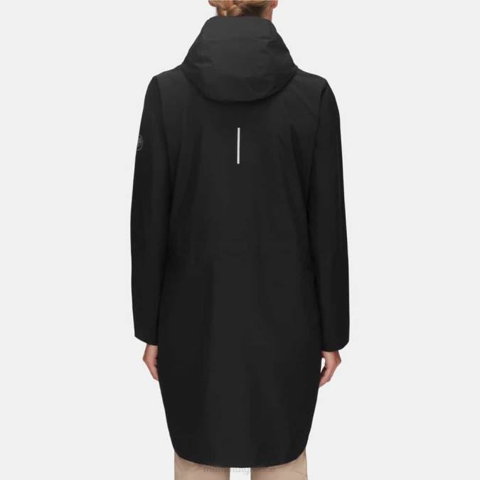 Mammut είδη ένδυσης γυναίκες seon pac hs parka με κουκούλα μαύρος J2DJ64