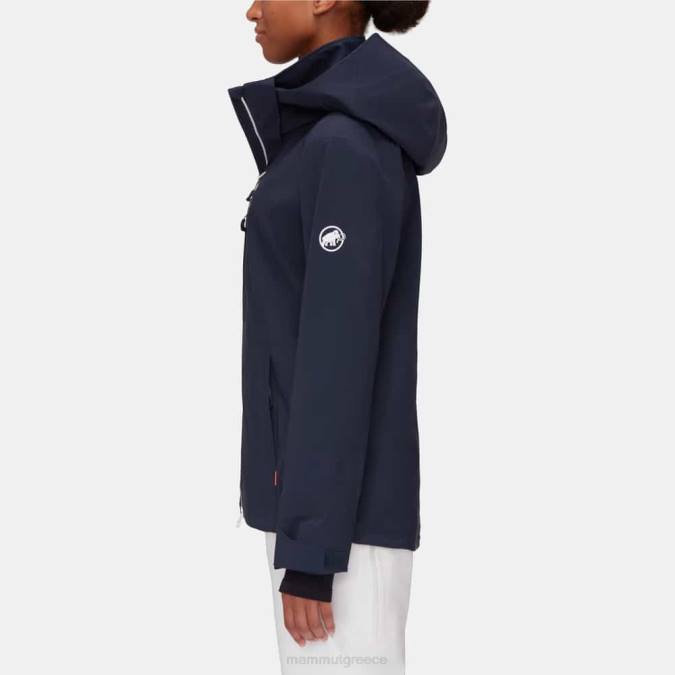 Mammut είδη ένδυσης γυναίκες stoney hs μπουφάν θαλάσσιο-λευκό J2DJ751