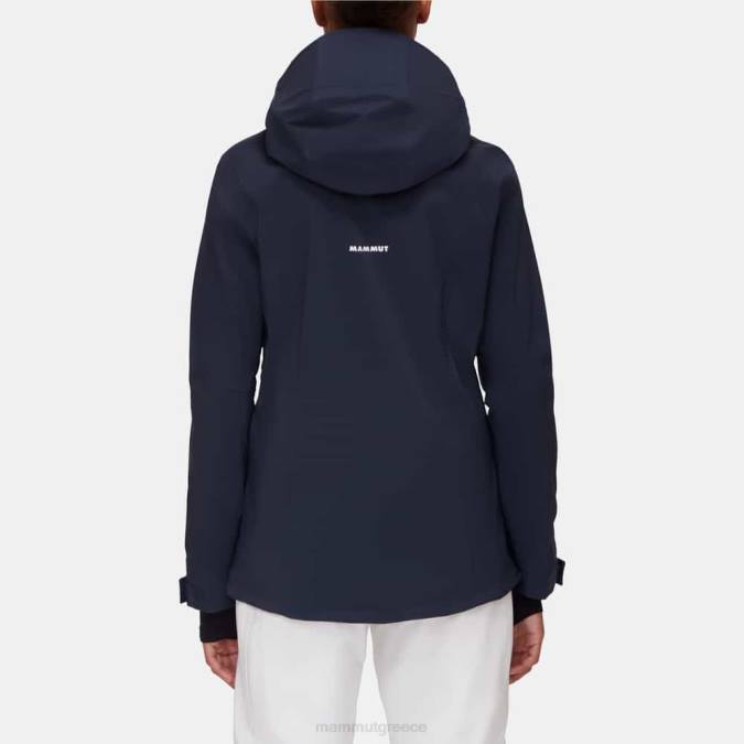 Mammut είδη ένδυσης γυναίκες stoney hs μπουφάν θαλάσσιο-λευκό J2DJ751