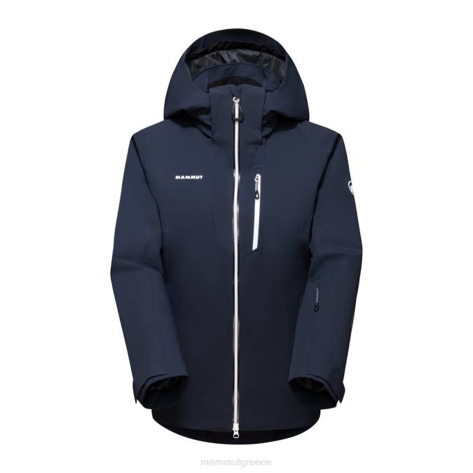 Mammut είδη ένδυσης γυναίκες stoney hs thermo jacket θαλάσσιο-λευκό J2DJ767