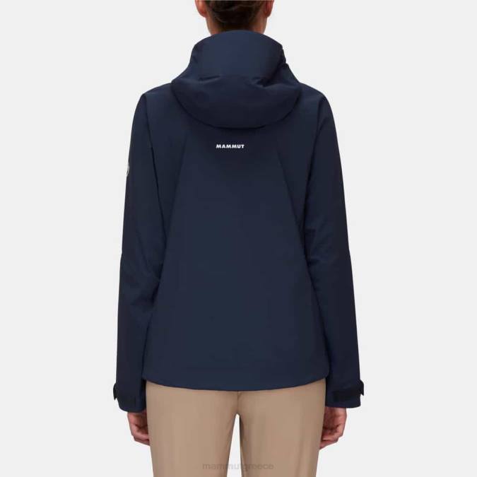 Mammut είδη ένδυσης γυναίκες σακάκι taiss hs με κουκούλα θαλάσσια J2DJ723