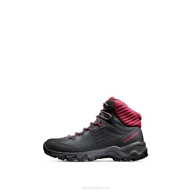 Mammut είδη υπόδησης γυναίκες nova iv mid gtx μαύρο-αιματοκόκκινο J2DJ355