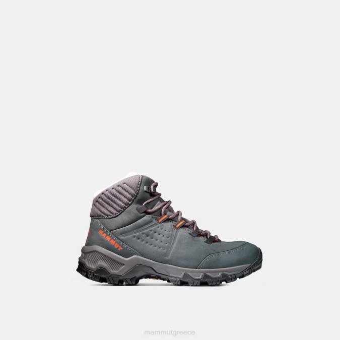 Mammut είδη υπόδησης γυναίκες nova iv mid lth μαύρο-καυτό κόκκινο J2DJ333