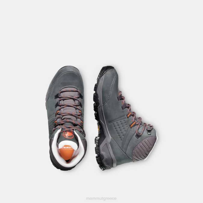 Mammut είδη υπόδησης γυναίκες nova iv mid lth μαύρο-καυτό κόκκινο J2DJ333