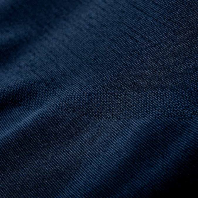 Mammut είδη ένδυσης άνδρες τριφτ μακρυμάνικο με μισό φερμουάρ θαλάσσια J2DJ1050