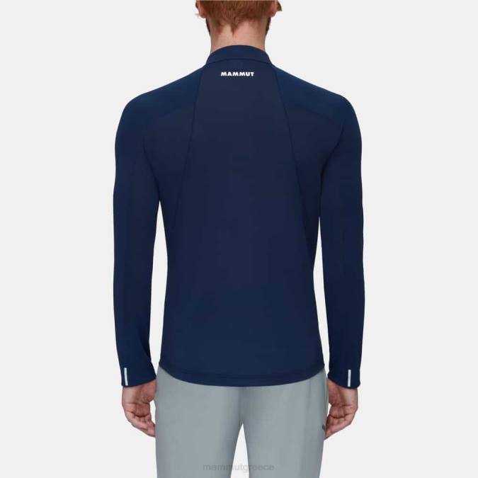 Mammut είδη ένδυσης άνδρες aenergy fl μακρυμάνικο μισό φερμουάρ θαλάσσια J2DJ136