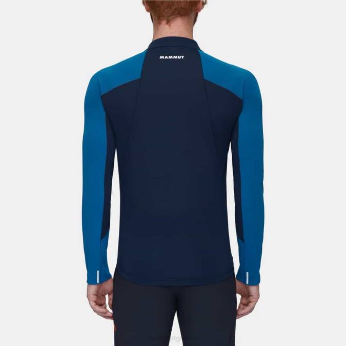 Mammut είδη ένδυσης άνδρες aenergy fl μακρυμάνικο μισό φερμουάρ βαθύς πάγος-θαλάσσιος J2DJ850