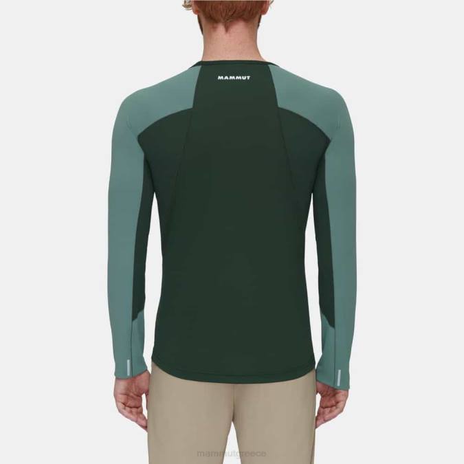 Mammut είδη ένδυσης άνδρες aenergy fl μακρυμάνικο σκούρα ξύλα νεφρίτη J2DJ858