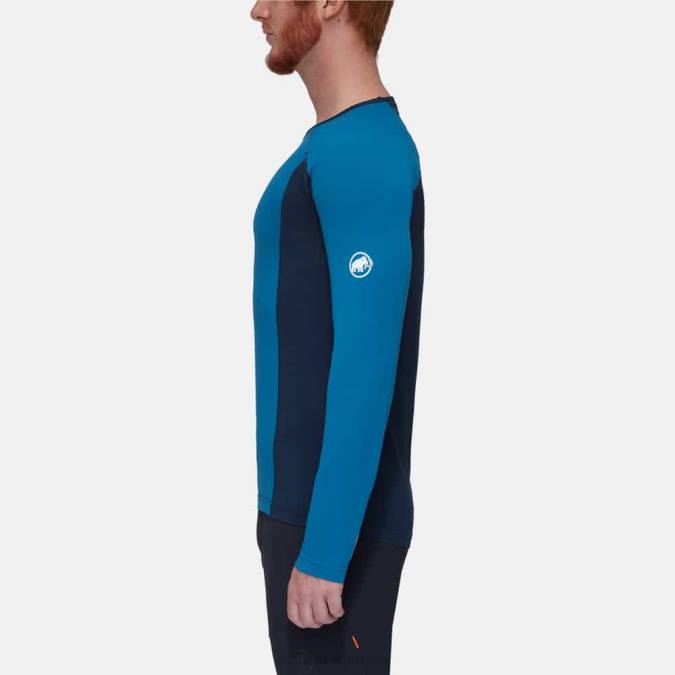 Mammut είδη ένδυσης άνδρες aenergy fl μακρυμάνικο βαθύς πάγος-θαλάσσιος J2DJ860