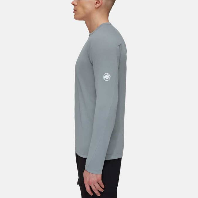 Mammut είδη ένδυσης άνδρες ευκινησία fl μακρυμάνικο γρανίτη μελανζέ J2DJ1128