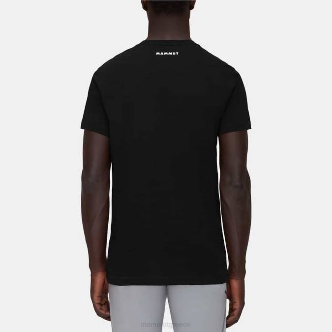 Mammut είδη ένδυσης άνδρες μπάλωμα μπλουζάκι μασόνε μαύρος J2DJ152