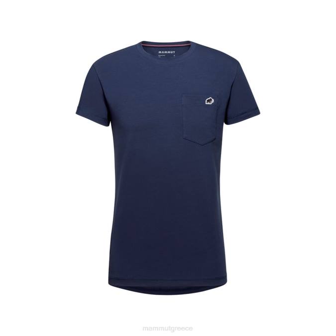 Mammut είδη ένδυσης άνδρες μπλουζάκι με τσέπη στο βουνό θαλάσσια J2DJ801