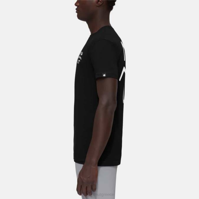 Mammut είδη ένδυσης άνδρες Masone μπλουζάκι γράμματα μαύρος J2DJ110