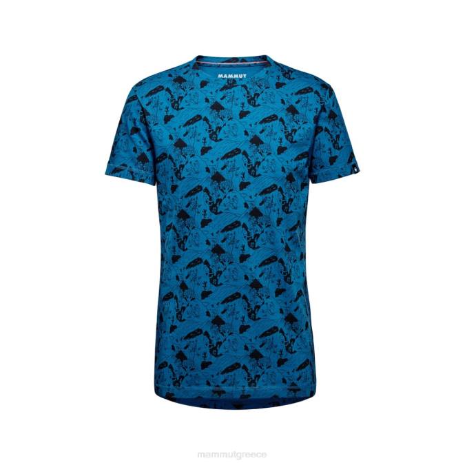 Mammut είδη ένδυσης άνδρες Masone T-shirt αναρρίχηση σκηνή βαθύ πάγο-μαύρο J2DJ1108