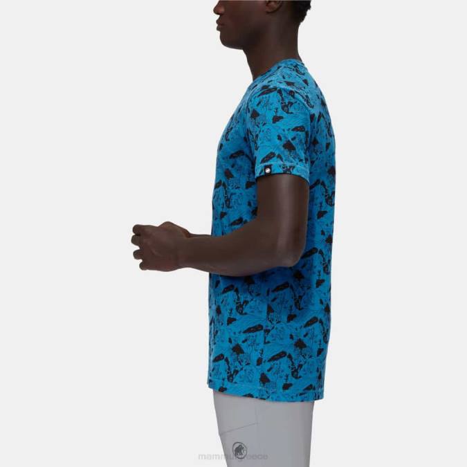 Mammut είδη ένδυσης άνδρες Masone T-shirt αναρρίχηση σκηνή βαθύ πάγο-μαύρο J2DJ1108