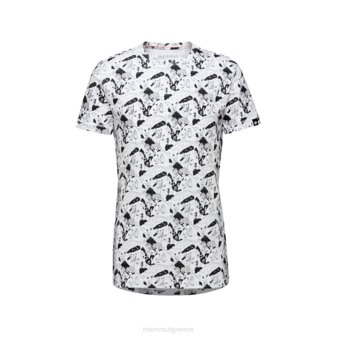 Mammut είδη ένδυσης άνδρες Masone T-shirt αναρρίχηση σκηνή άσπρο μαύρο J2DJ258