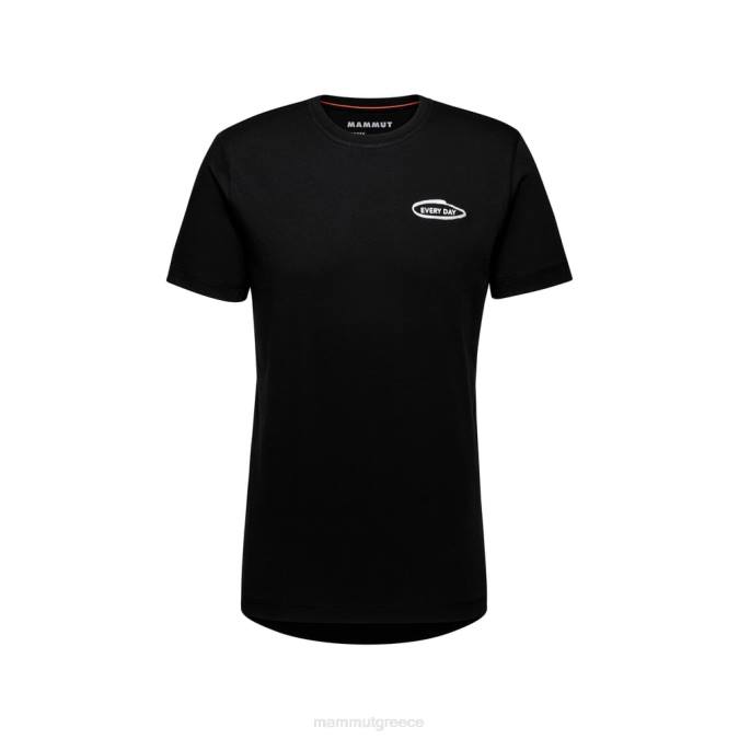 Mammut είδη ένδυσης άνδρες core t-shirt κάθε μέρα μαύρος J2DJ114