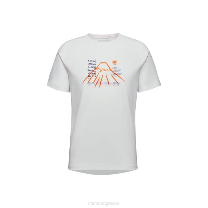 Mammut είδη ένδυσης άνδρες μπλουζάκι βουνού fujiyama υπόλευκο J2DJ1086