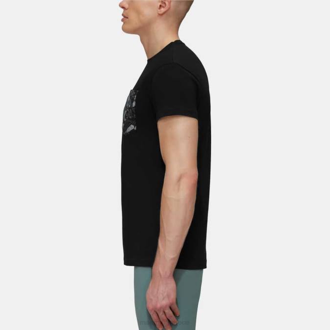 Mammut είδη ένδυσης άνδρες ορειβάτης μπλουζάκι τσέπης massone μαύρος J2DJ246