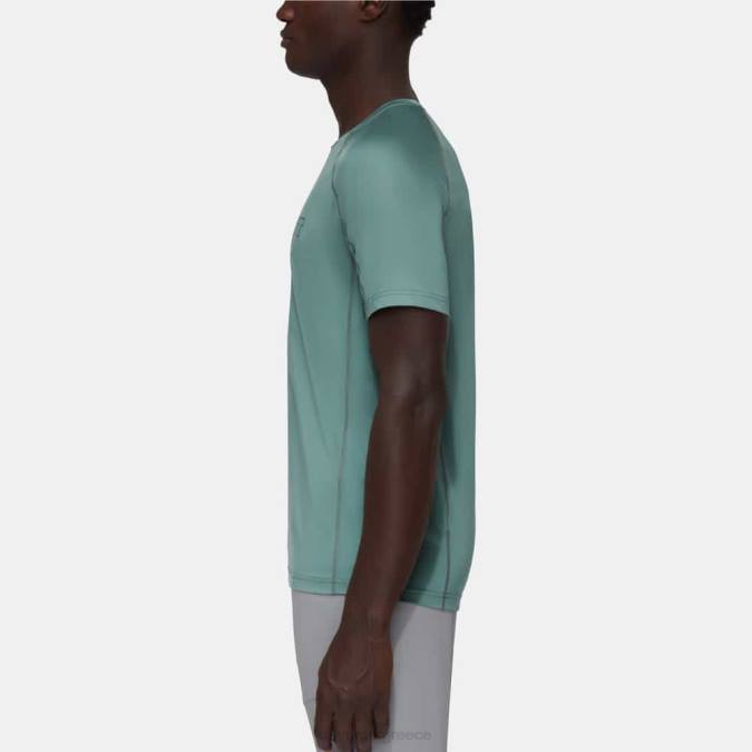 Mammut είδη ένδυσης άνδρες λογότυπο selun fl t-shirt σκούρο νεφρίτη J2DJ150