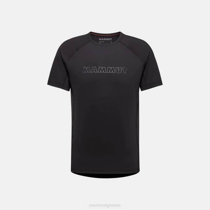 Mammut είδη ένδυσης άνδρες λογότυπο selun fl t-shirt μαύρος J2DJ888
