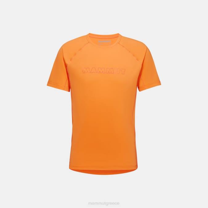 Mammut είδη ένδυσης άνδρες λογότυπο selun fl t-shirt μανταρίνι J2DJ889