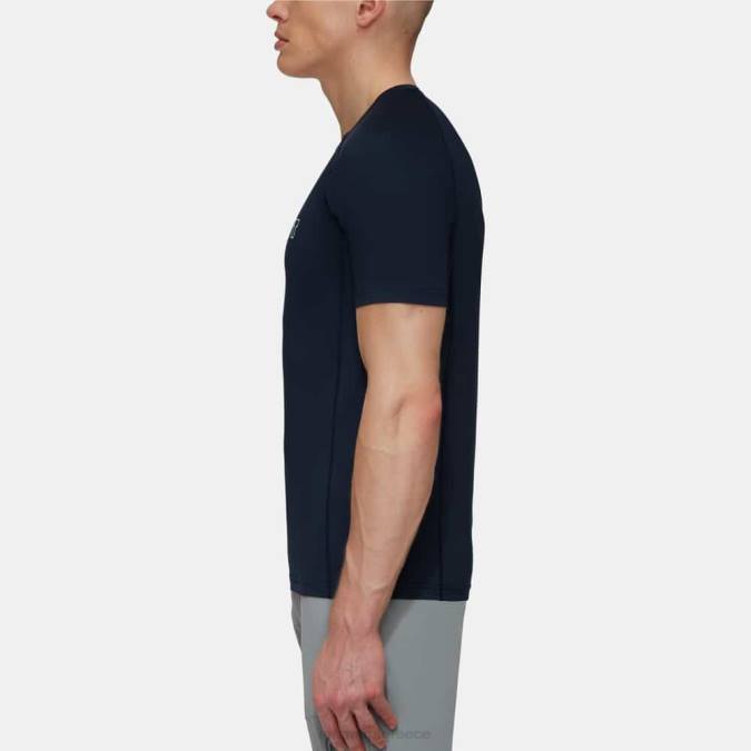 Mammut είδη ένδυσης άνδρες λογότυπο selun fl t-shirt θαλάσσια J2DJ890