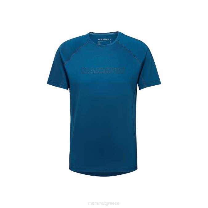 Mammut είδη ένδυσης άνδρες λογότυπο selun fl t-shirt βαθύς πάγος J2DJ891
