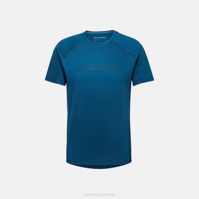 Mammut είδη ένδυσης άνδρες λογότυπο selun fl t-shirt βαθύς πάγος J2DJ891