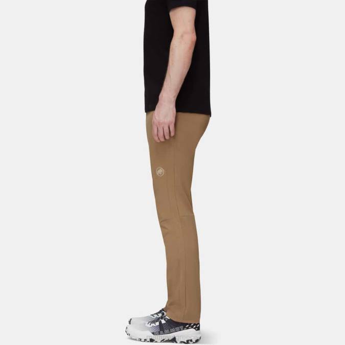 Mammut είδη ένδυσης άνδρες παντελόνι πεζοπορίας σκοτεινή άμμος J2DJ1078